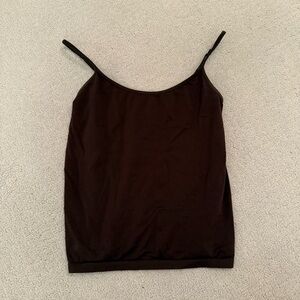 Cache Elegant Brown Camisole Top
